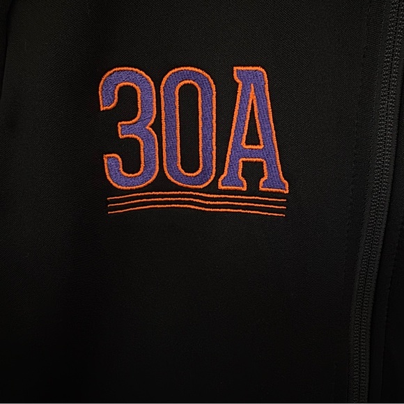 30A Nike Men's Full-Zip Chest Swoosh Jacket Medium Black Florida Embroidered - Picture 4 of 8